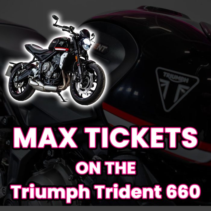 Win Max Tickets on The Triumph Trident 660