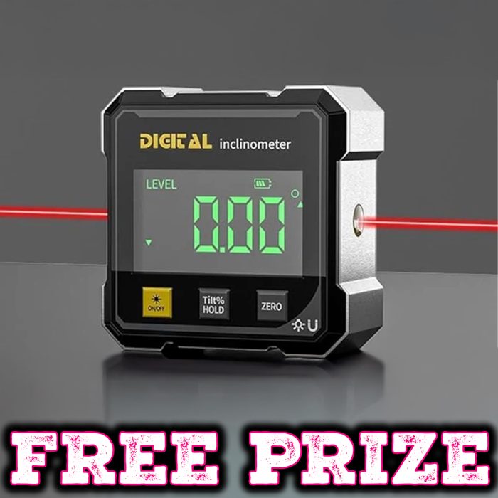 FREE Prize - Sakerplus Digital Laser Angle Finder