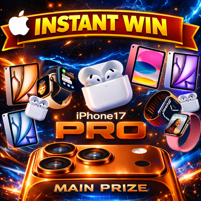 Apple iPhone 17 Pro - Plus Apple Instant Wins