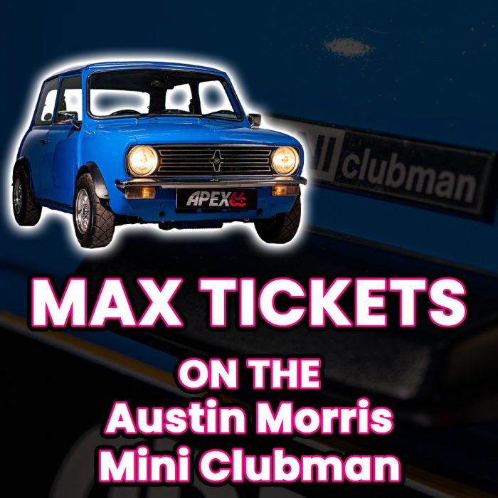 Win Max Tickets on The Austin Morris Mini Clubman