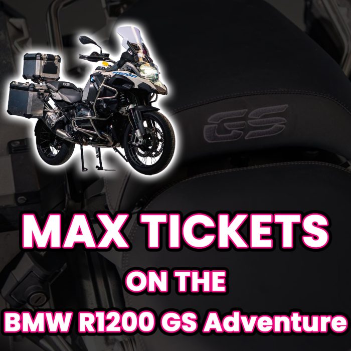 Win Max Tickets on The BMW R1200 GS Adventure