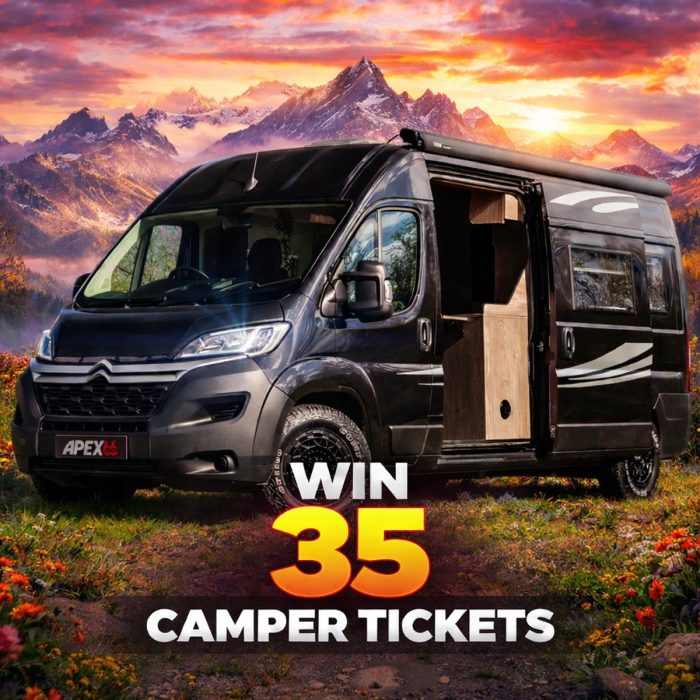 Win 35 Tickets on The Citroen Relay Off-Grid 2.2 L3 Campervan