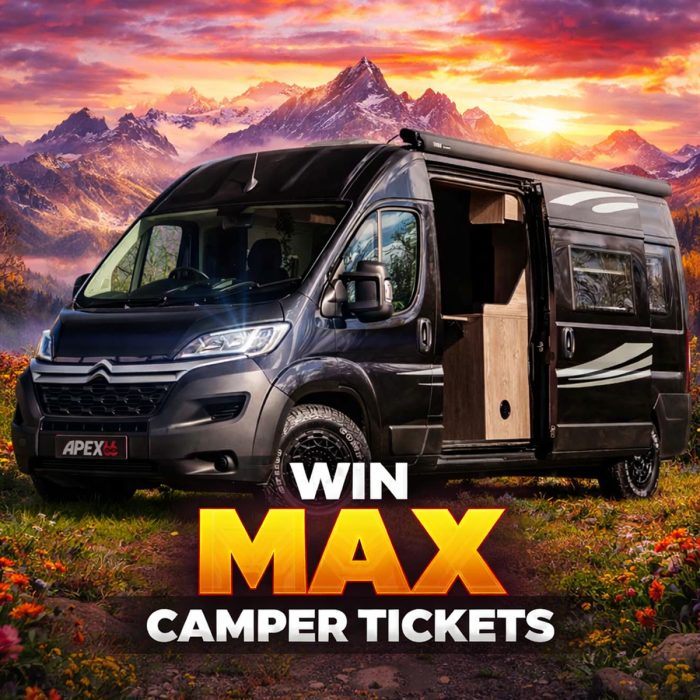 Win Max Tickets on The Citroen Relay Off-Grid 2.2 L3 Campervan