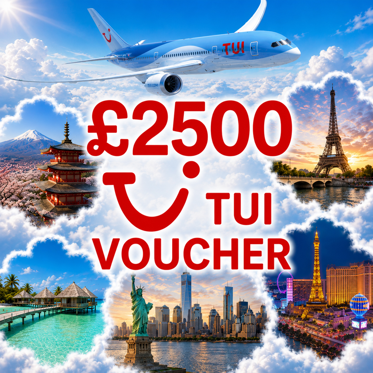 £2,500 TUI Voucher