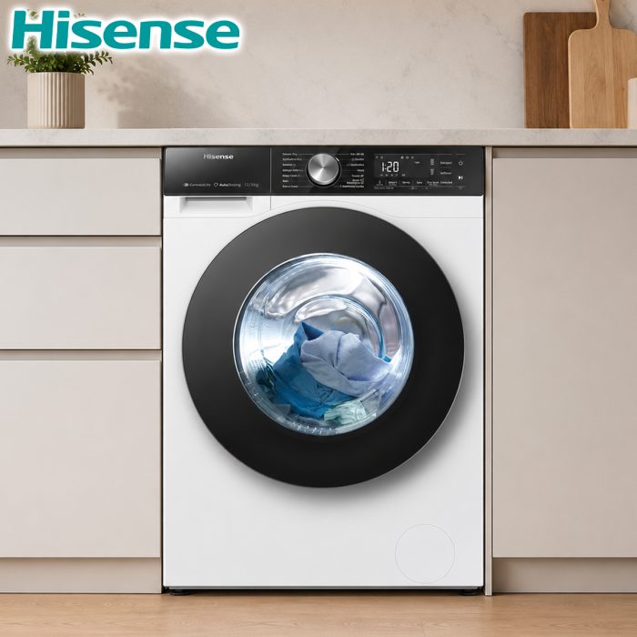 Hisense 5S Series Auto Dosing WiFi-enabled 12 kg Washer Dryer
