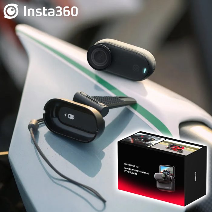 Insta360 Go 3S Motorcycle In Helmet POV Bundle