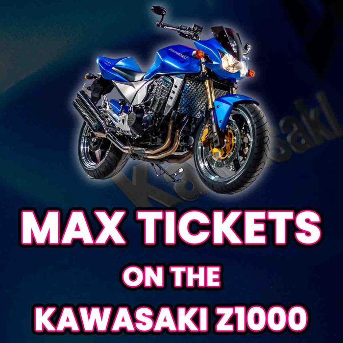 Win Max Tickets on The Kawasaki Z1000