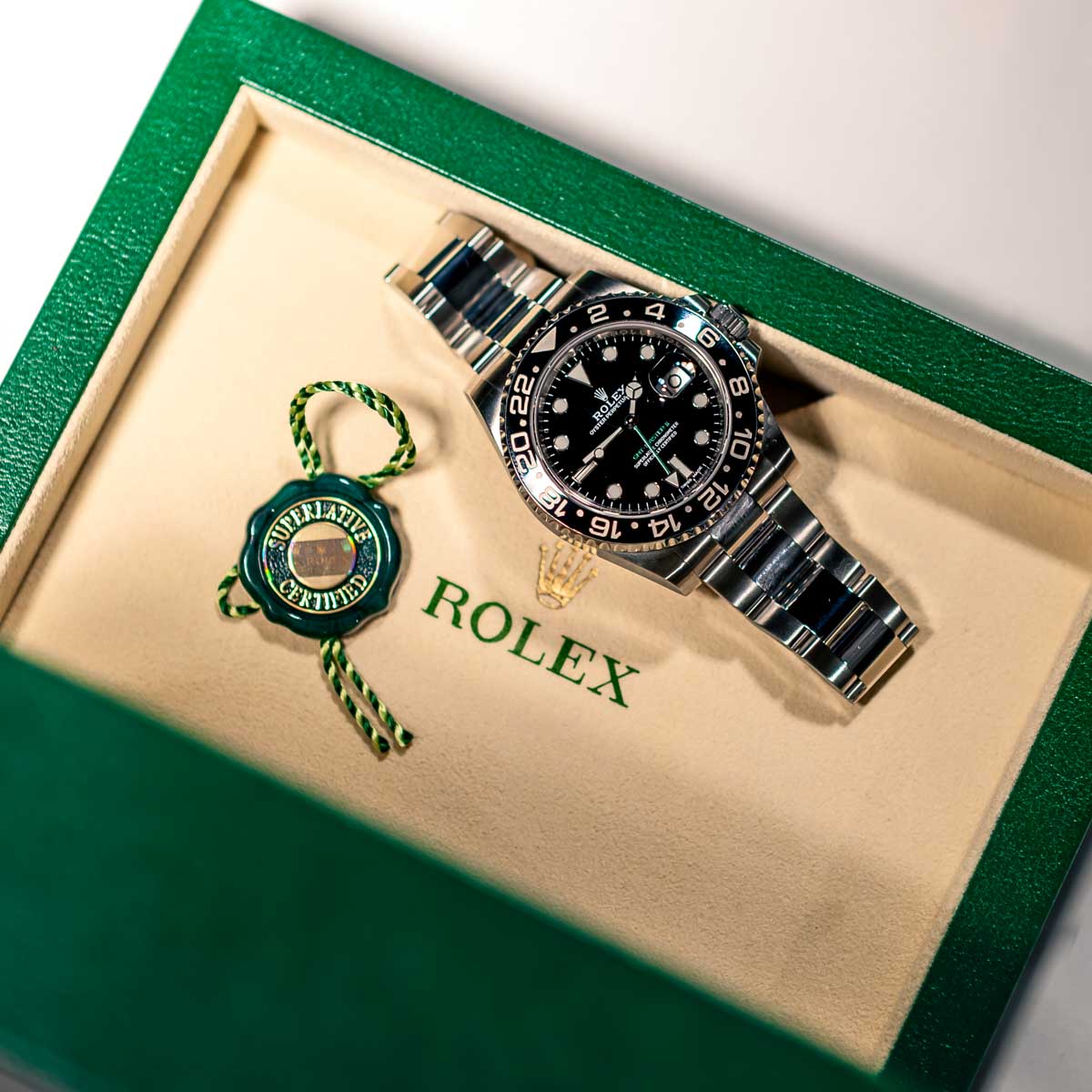 Rolex GMT Master II with Box & Papers