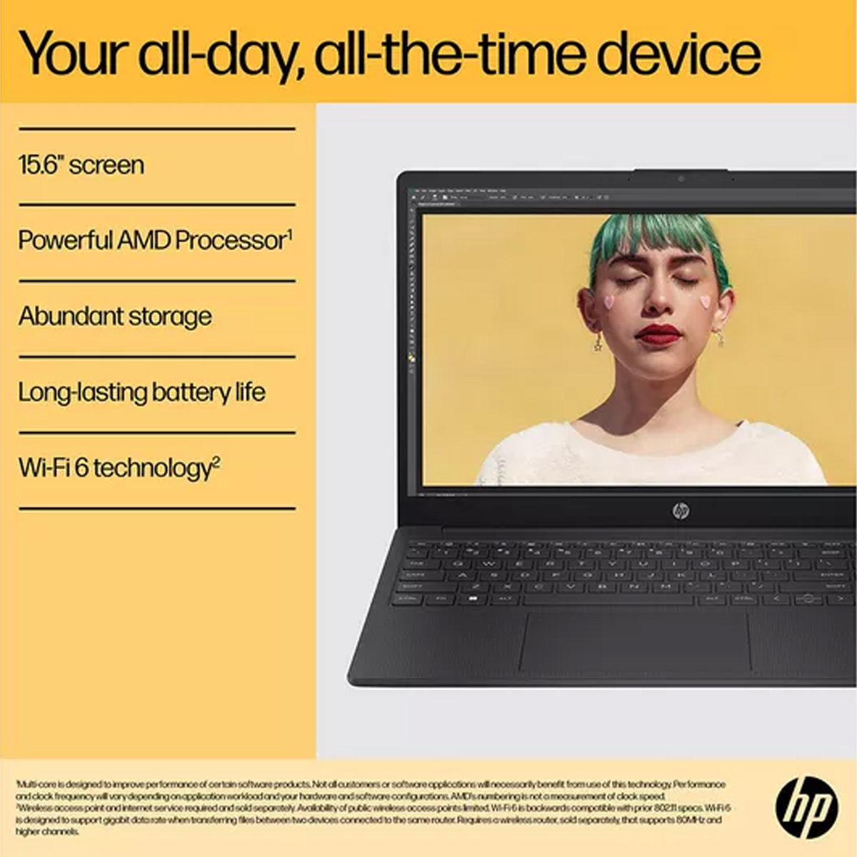 HP 15 15.6″ Laptop – AMD Ryzen 3 - Image 5