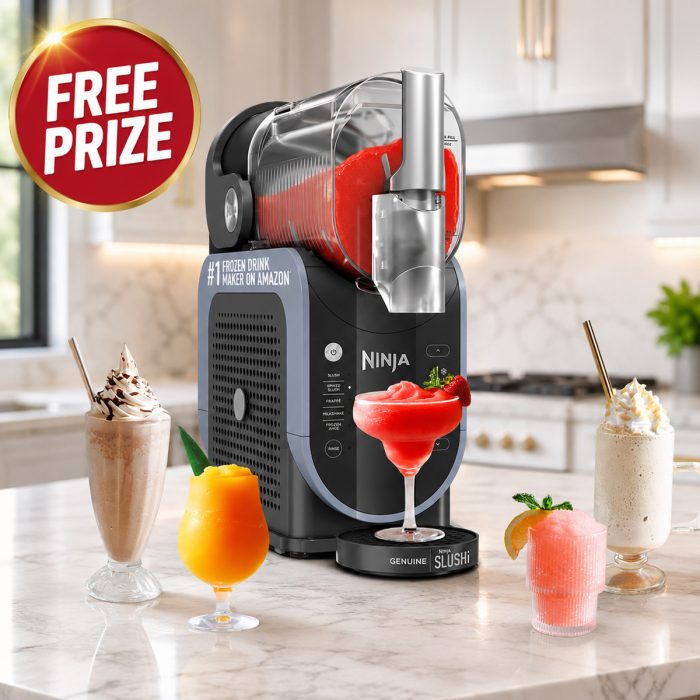 FREE PRIZE: Ninja SLUSHi Frozen Drinks Maker