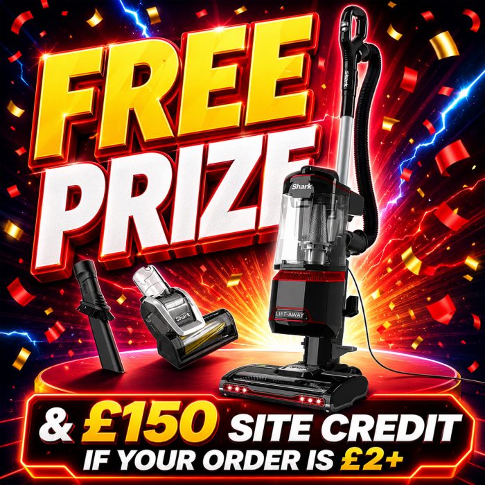 FREE PRIZE: Shark Corded Upright Vacuum Cleaner