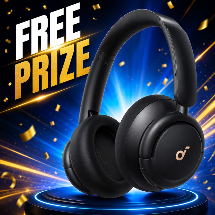 FREE PRIZE: Soundcore Hybrid Active Noise Cancelling Headphones