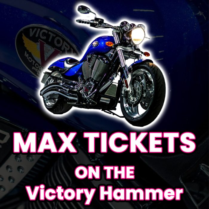 Ticket Bundle Comp: Max Tickets on The Victory Hammer
