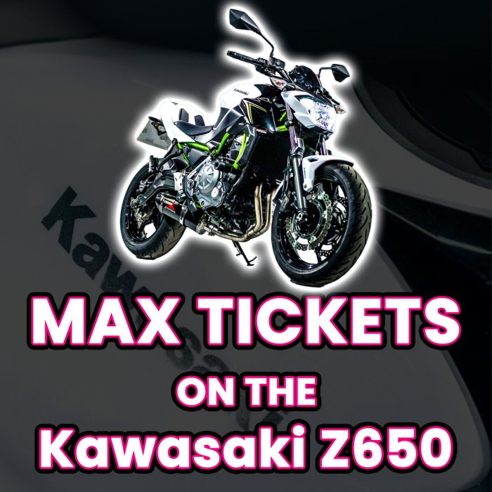 Ticket Bundle Comp: Max Tickets on The Kawasaki Z650