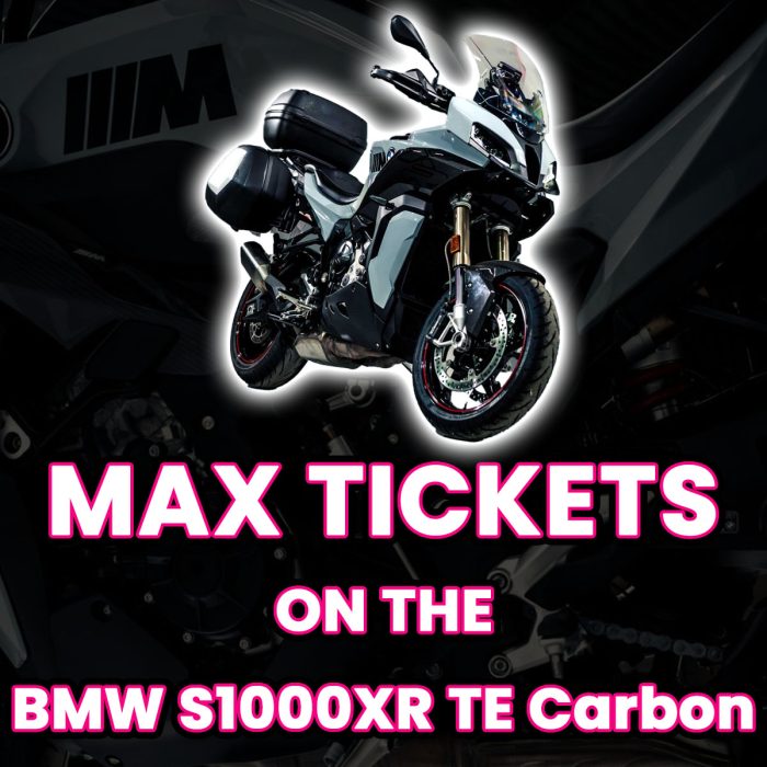 Ticket Bundle Comp: Max Tickets on The BMW S1000XR TE Carbon