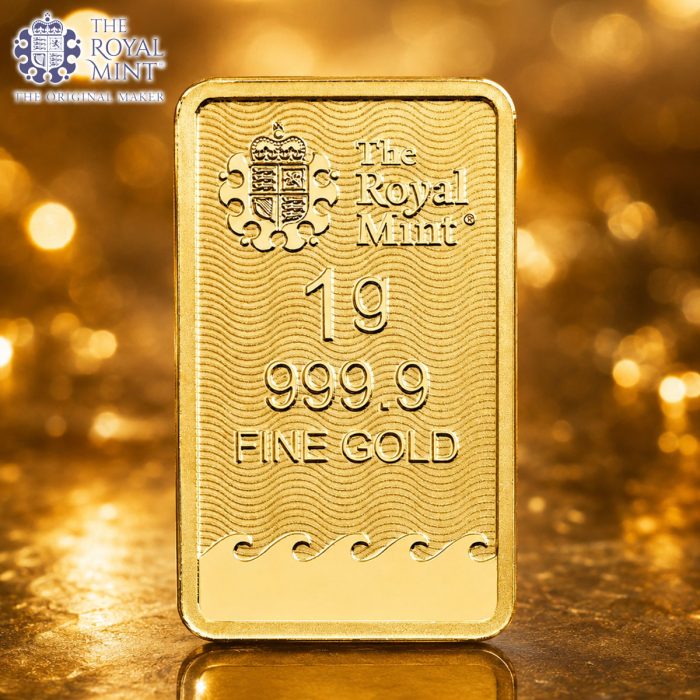 1g Gold Bullion Minted Bar