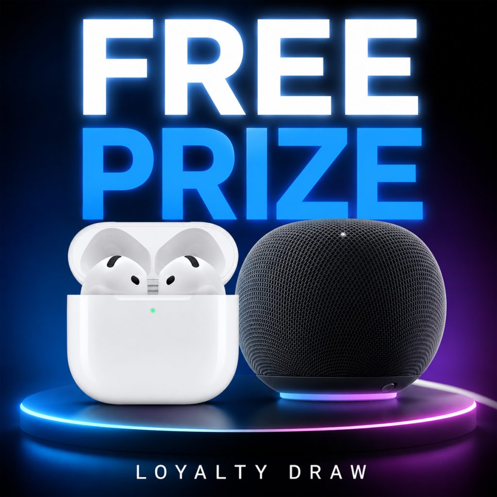 FREE Prize: Apple HomePod & AirPod bundle