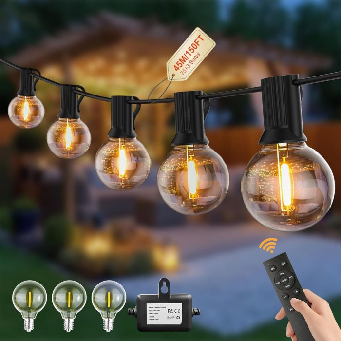 45m Outside Garden Festival Lights