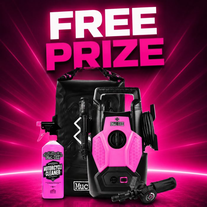 FREE PRIZE: Motorcycle Pressure Washer + 1L Nano Tech Cleaner Bundle