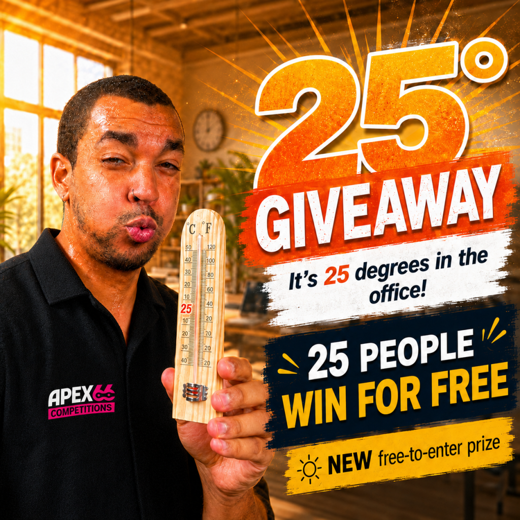 FREE Prize: 25 Winners of £25