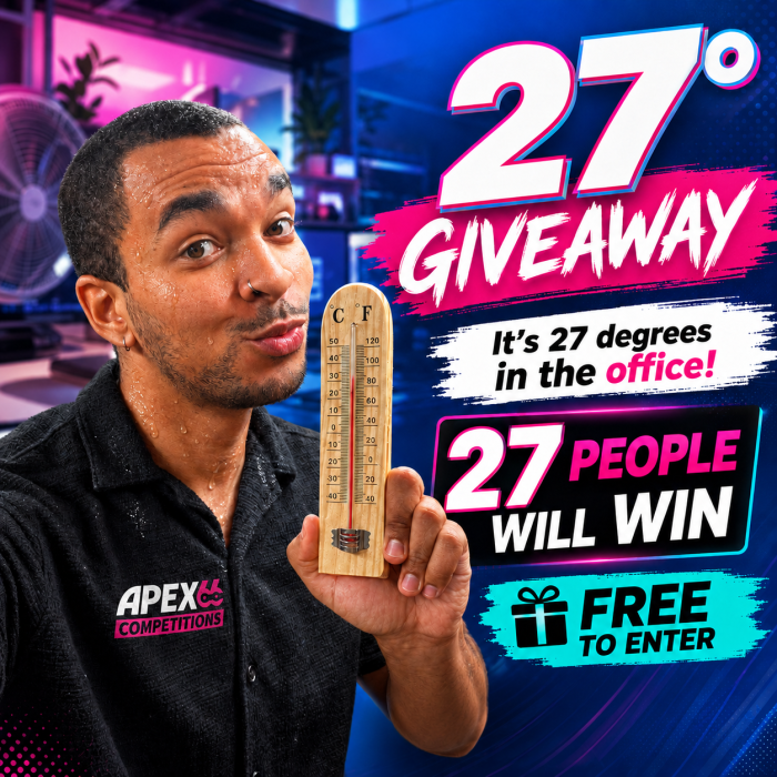 FREE Prize: 27 Winners of £25