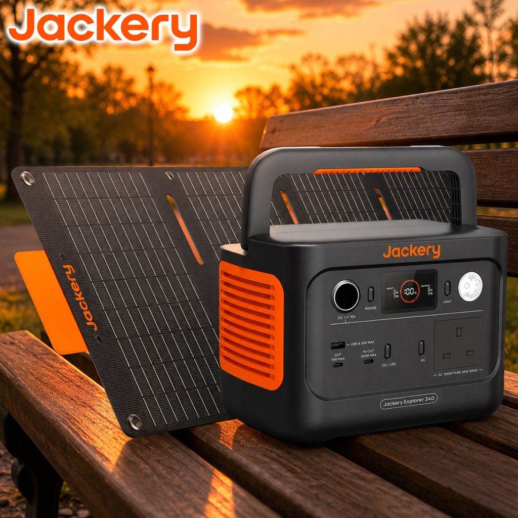 Jackery Solar 256Wh Power Station with 40W Solar Panel