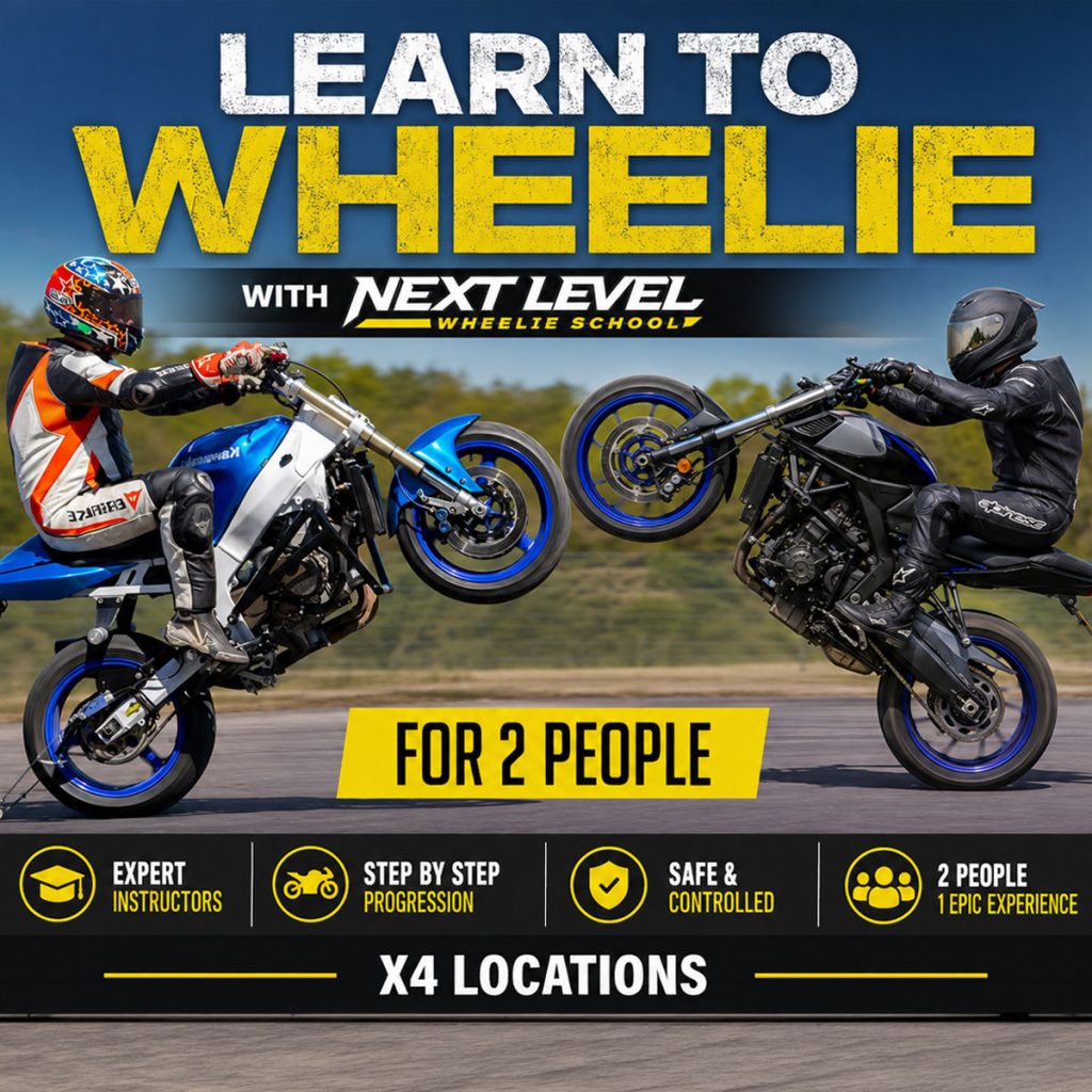 Learn to Wheelie with Next Level Wheelie School for 2 People – x...
