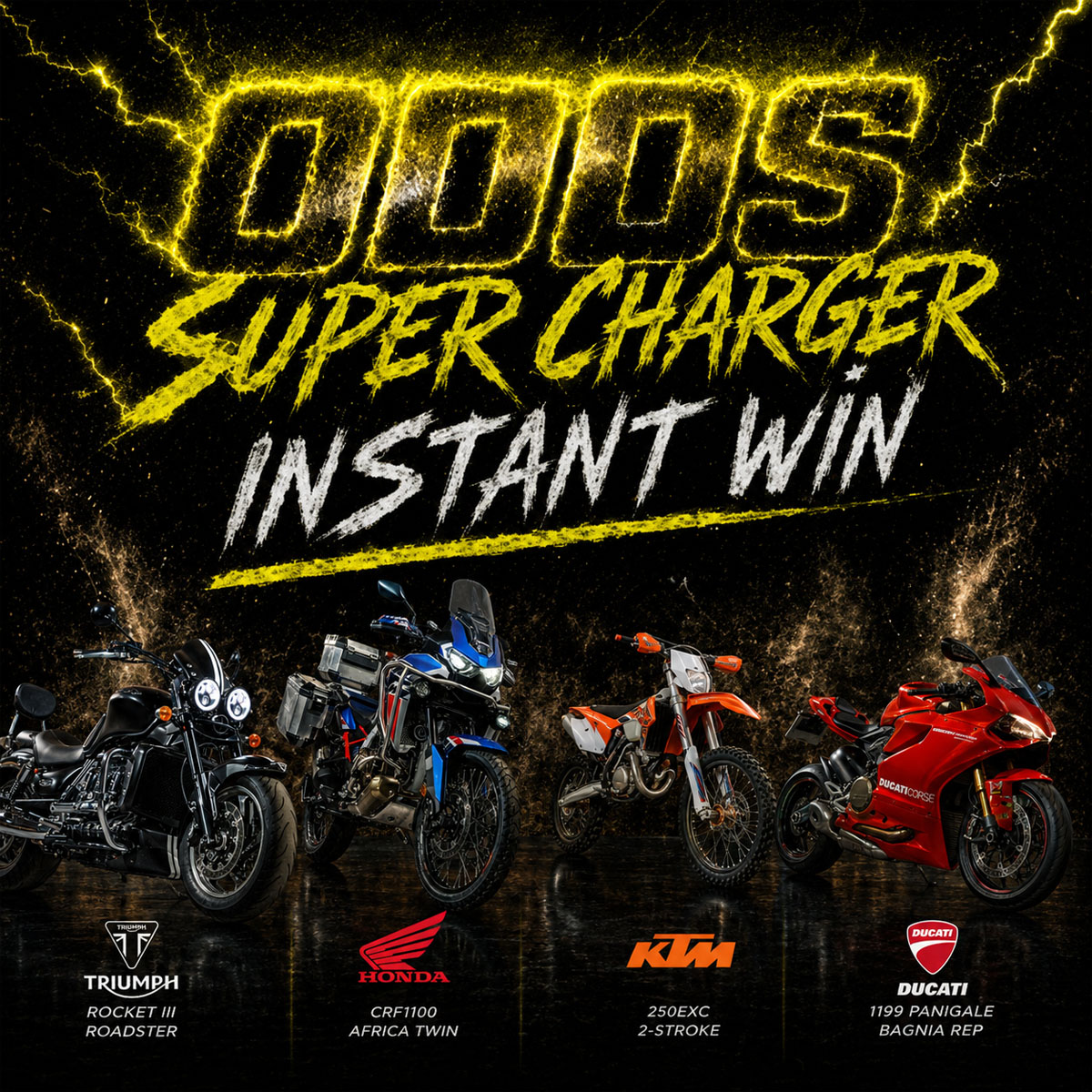 Odds Supercharger (1 in 5 wins) – 200+ Instant Wins