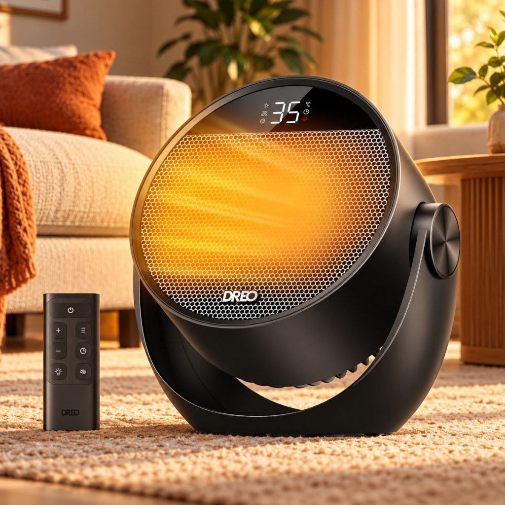 Dreo 1500W Portable Electric Heater for Home