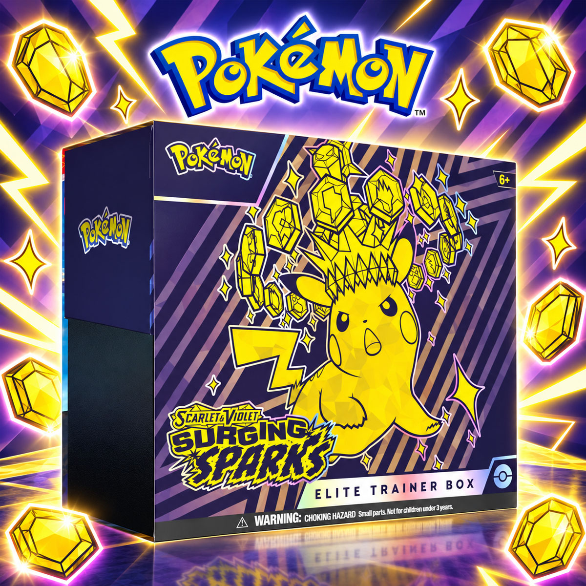 Pokémon TCG: Scarlet & Violet—Surging Sparks Elite Trainer Box