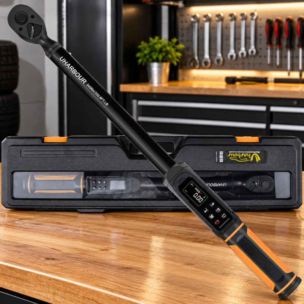 Uharbour Digital Torque Wrench 1/2 Drive – Electric Torque Wrenc...