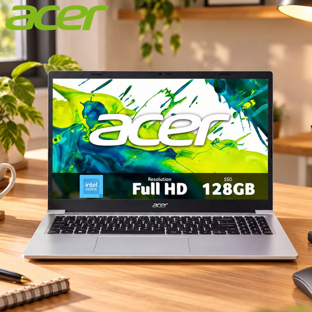 ACER Aspire Lite 15.6″ Laptop – Silver