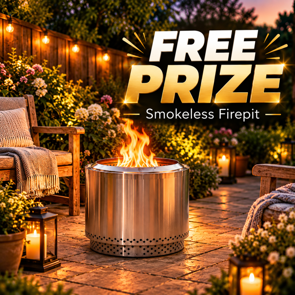 FREE Prize: Smokeless Firepit
