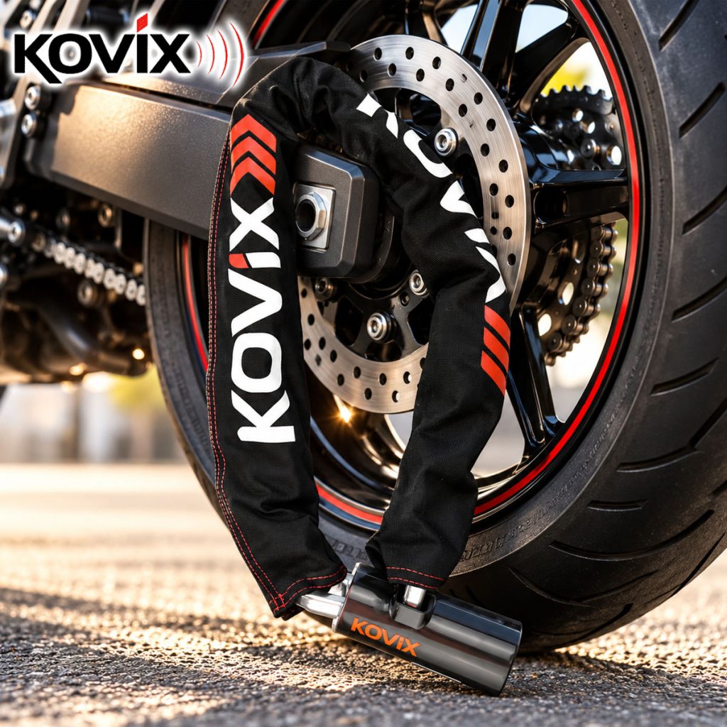 Kovix Steel Thunder Alarmed Chain and Lock