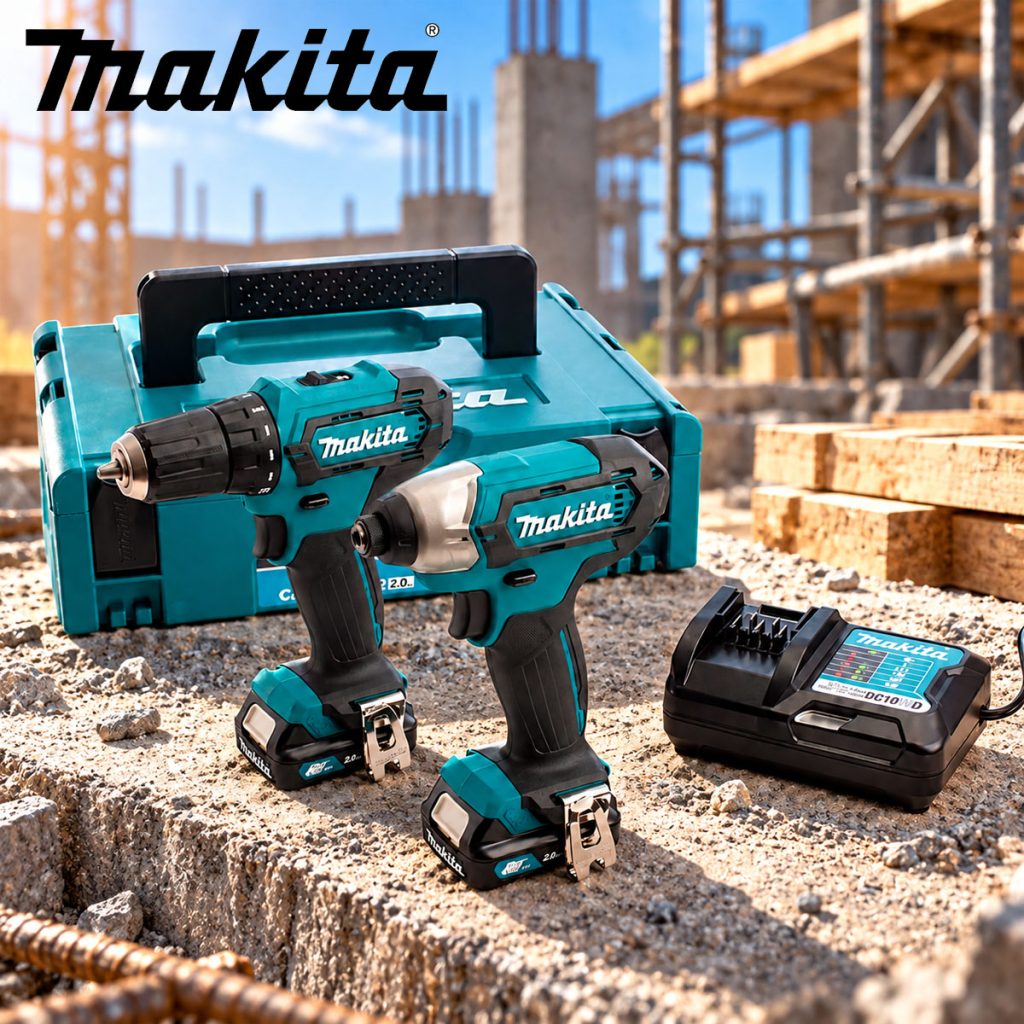 Makita 12V Max Impact & Drill Driver Combo Kit with Batteries