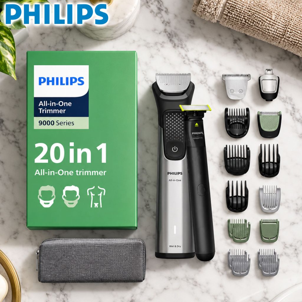 Philips Series 9000 Multigroom 20-in-1 Hair & Beard Trimmer
