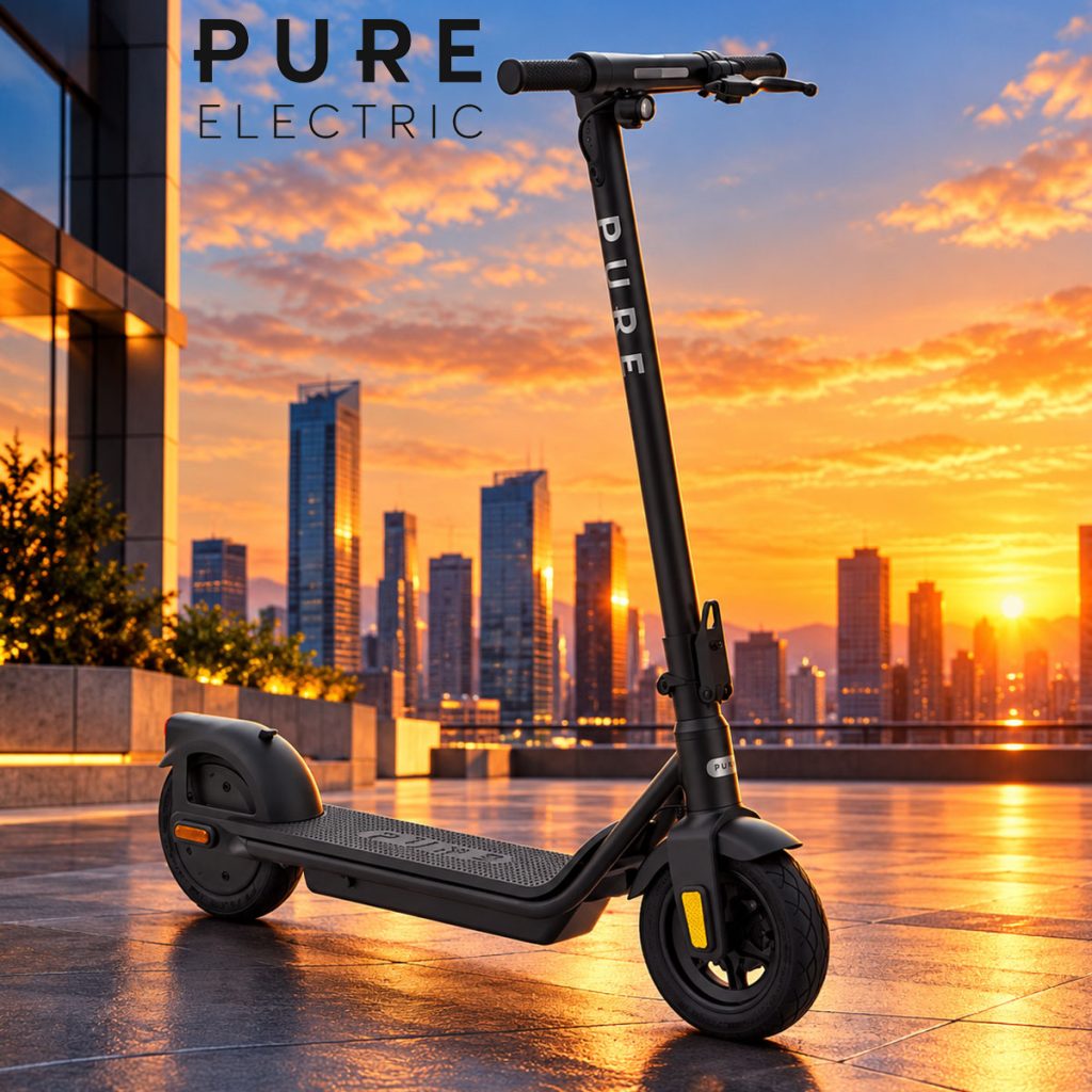 Pure Air5 Folding Electric Scooter – Black
