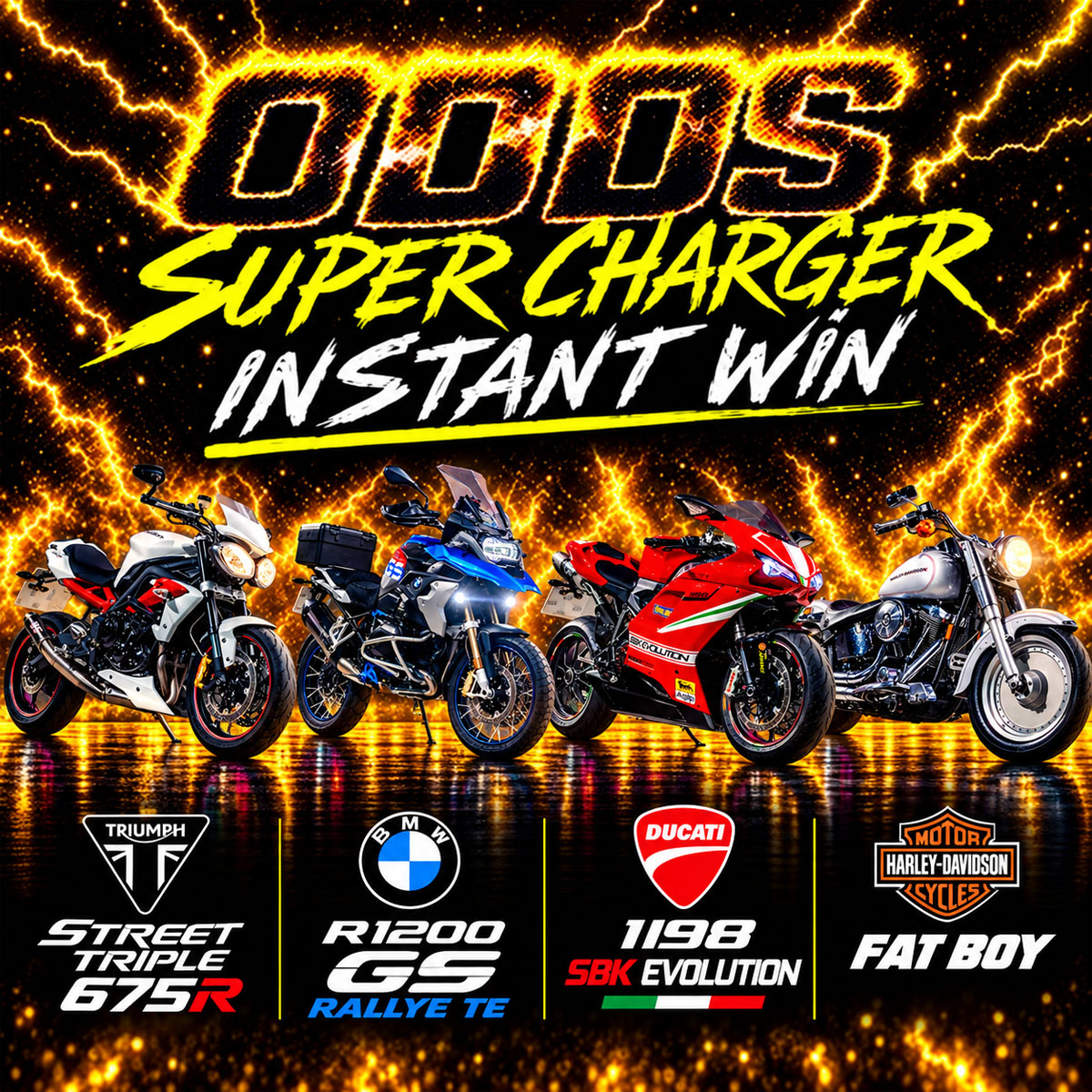 Odds Supercharger (1 in 5 wins) – 200+ Instant Wins