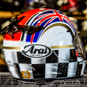 Arai Helmet -union jack rear