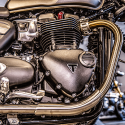 Street Twin headers and casing